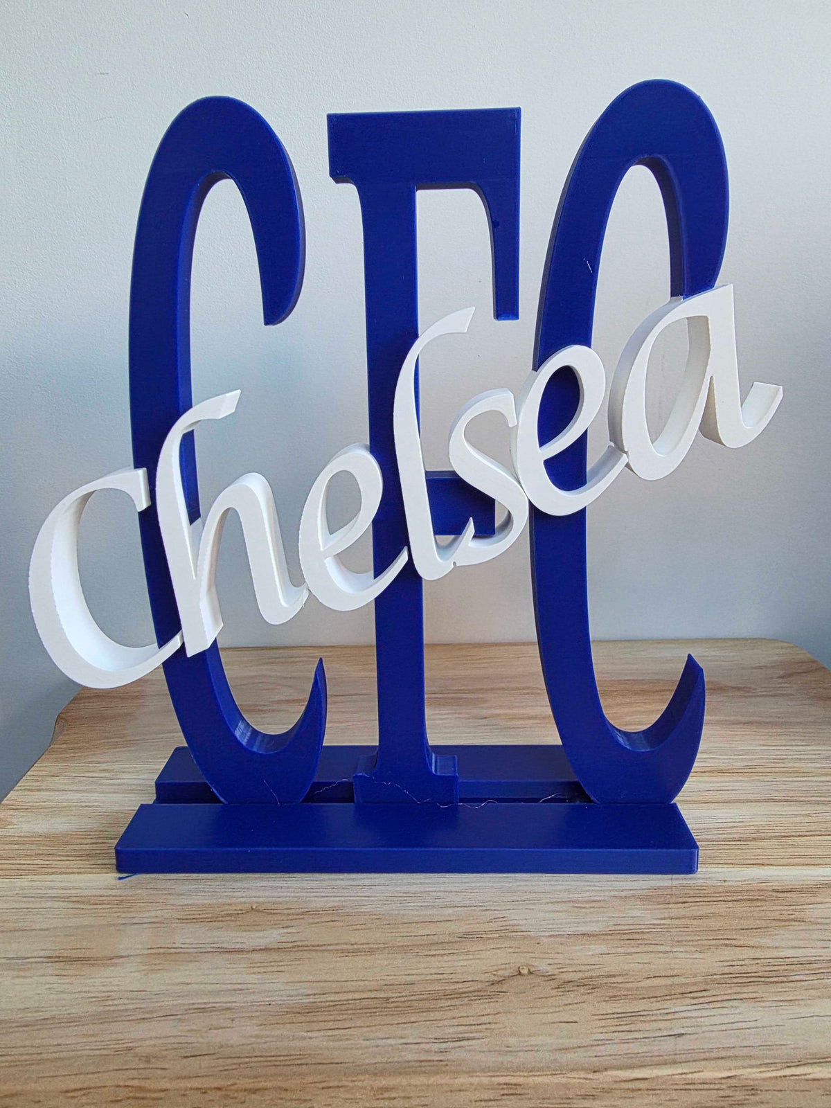 ⚽ Personalised Football Team Name Display – Custom 3D Printed