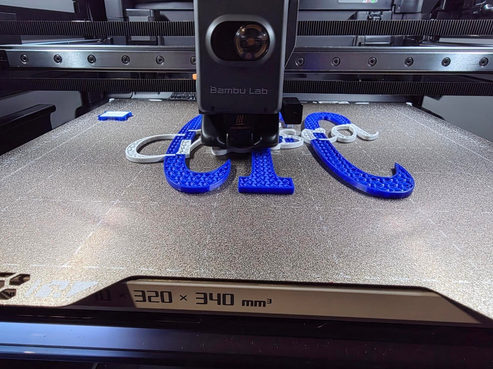 ⚽ Personalised Football Team Name Display – Custom 3D Printed
