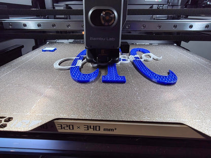 ⚽ Personalised Football Team Name Display – Custom 3D Printed